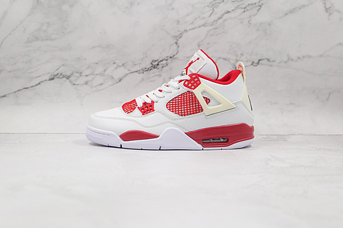 Air Jordan 4 Retro Alternate 89 White/Black-Gym Red 5