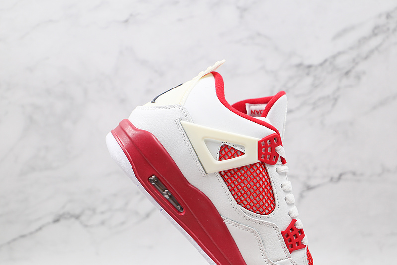 Air Jordan 4 Retro Alternate 89 White/Black-Gym Red 15