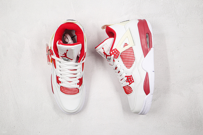 Air Jordan 4 Retro Alternate 89 White/Black-Gym Red 19