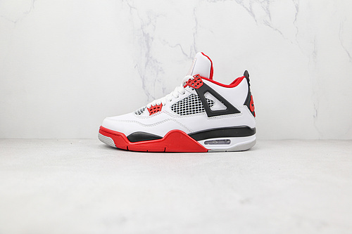 Air Jordan 4 Retro Og 'Fire Red 2020 White/Black/Tech Grey 3