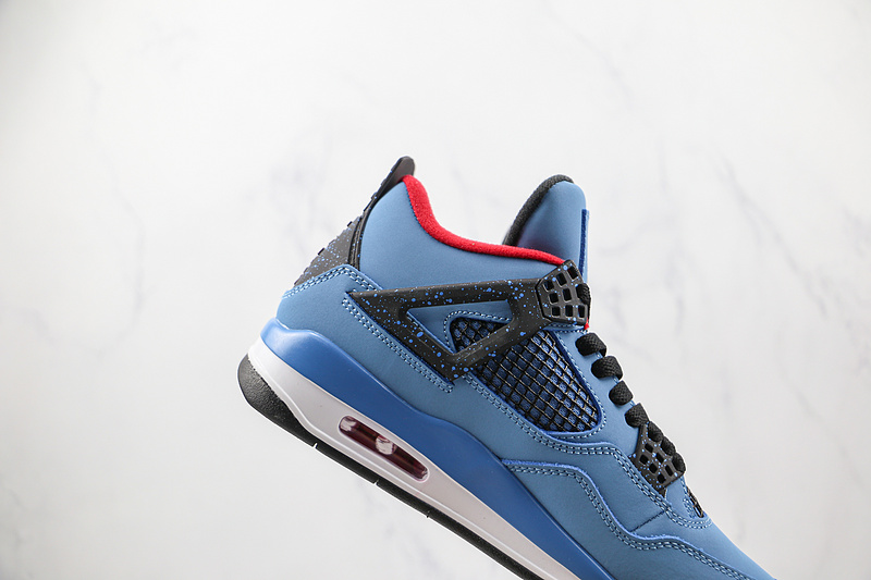 Travis Scott X Air Jordan 4 Retro Cactus Jack University Blue/Varsity Red-Black 7