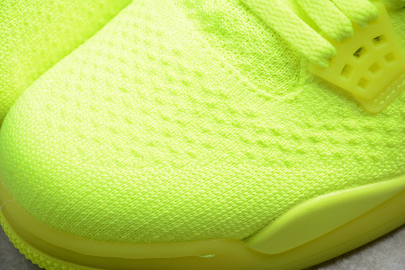 Gz Air Jordan 4 Retro Flyknit Volt/Black-Volt 7