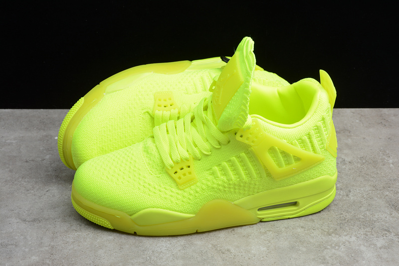 Gz Air Jordan 4 Retro Flyknit Volt/Black-Volt 27