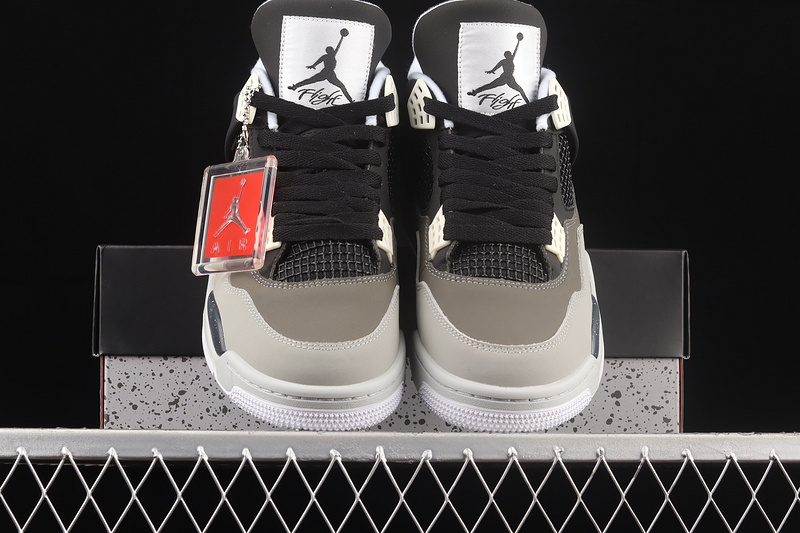 Air Jordan 4 Retro Fear Black/White-Cool Grey-Pr Pltnm 25