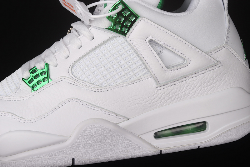 Air Jordan 4 Retro Green Metallic White/Pine Green/Metallic Silver 7