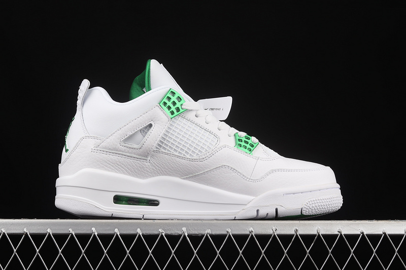 Air Jordan 4 Retro Green Metallic White/Pine Green/Metallic Silver 11