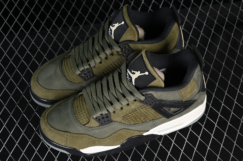 Air Jordan 4 Se Craft Medium Olive Brown/Green/Black/White 21