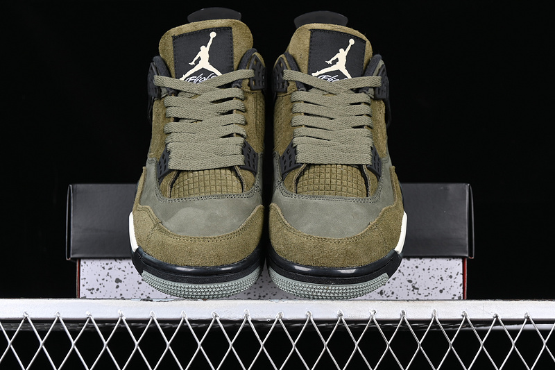 Air Jordan 4 Se Craft Medium Olive Brown/Green/Black/White 23