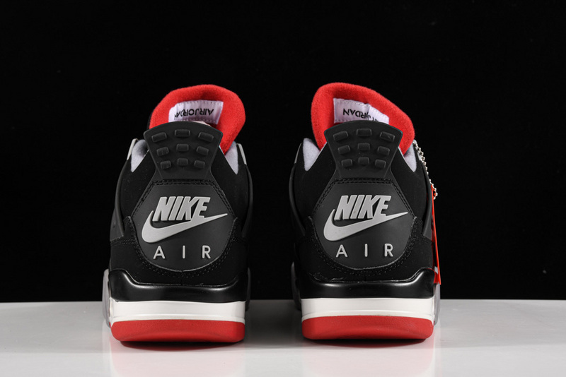 Air Jordan 4 Retro Bred Black/Fire Red-Cement Grey 31