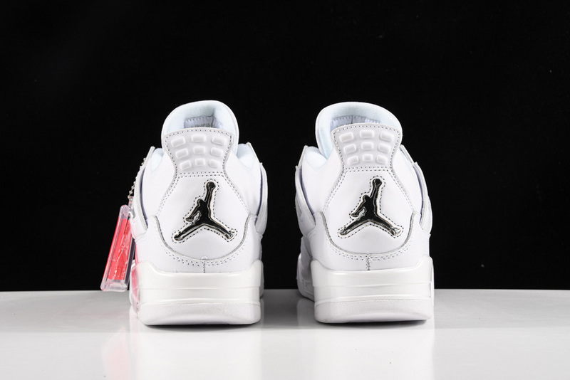 Air Jordan 4 Retro Pure Money White/Metallic Silver 11