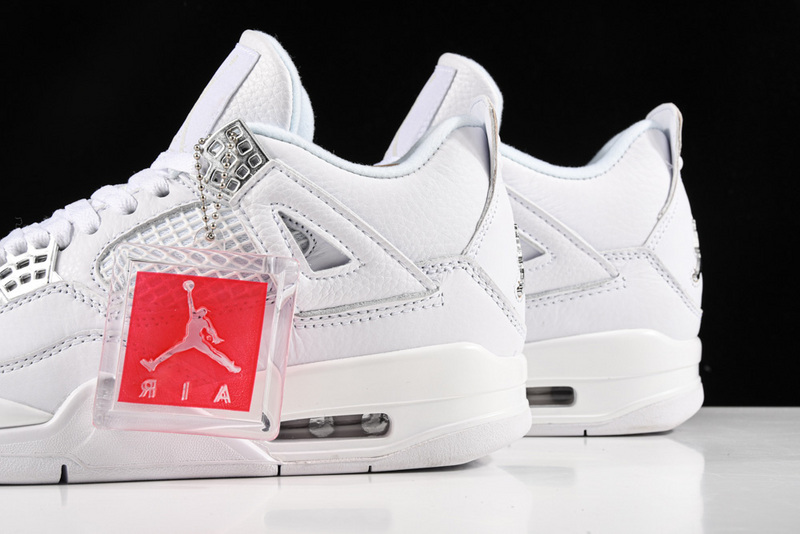 Air Jordan 4 Retro Pure Money White/Metallic Silver 17