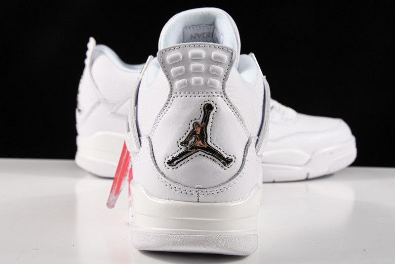 Air Jordan 4 Retro Pure Money White/Metallic Silver 21