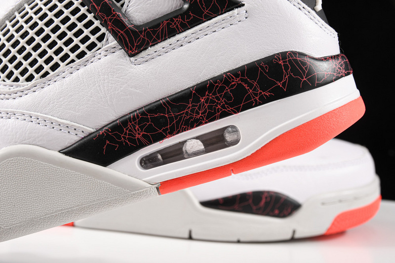 Air Jordan 4 Retro White/Black-Bright Crimson-Pale Citron 15