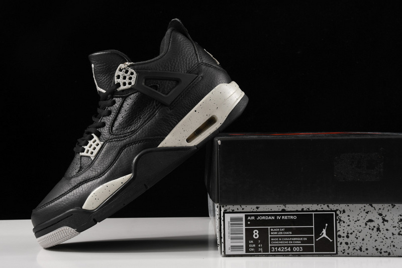 Air Jordan 4 Retro Ls Oreo Black/Tech Grey-Black 31