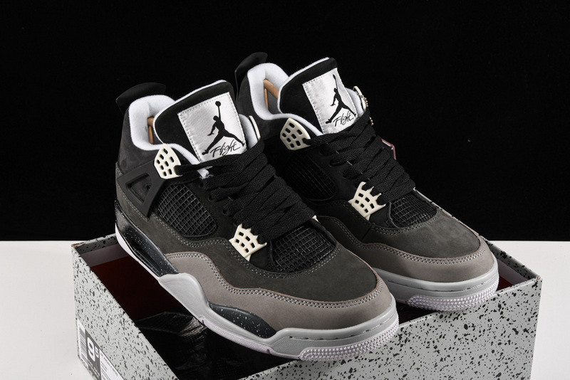 Air Jordan 4 Retro Fear Pack Black/White-Cool Grey/Pltnm 19