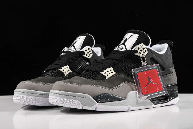 Air Jordan 4 Retro Fear Pack Black/White-Cool Grey/Pltnm 25