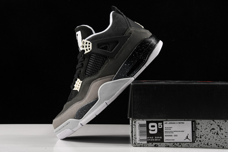 Air Jordan 4 Retro Fear Pack Black/White-Cool Grey/Pltnm 31