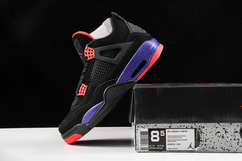 Air Jordan 4 Retro Nrg Black/Court Purple-University 35