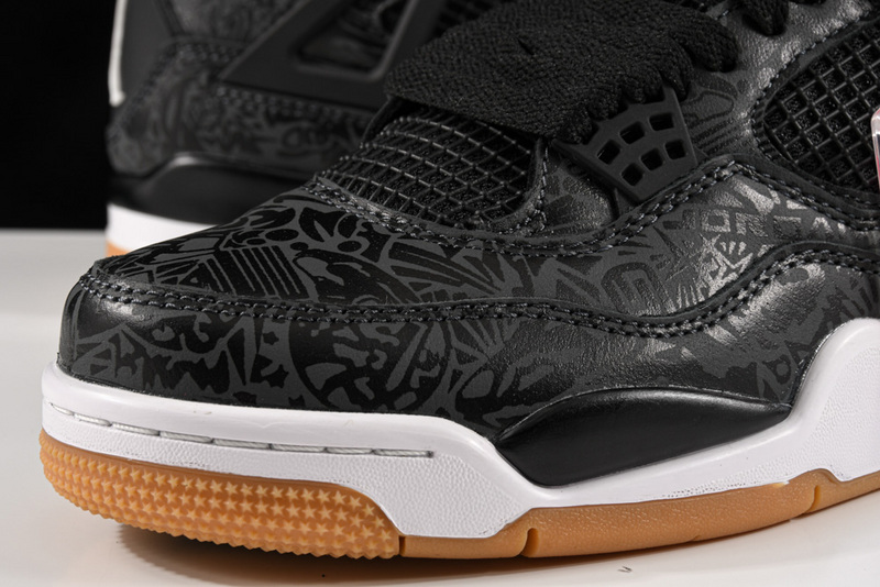 Air Jordan 4 Retro Se Black/White-Gum Light Brown 13