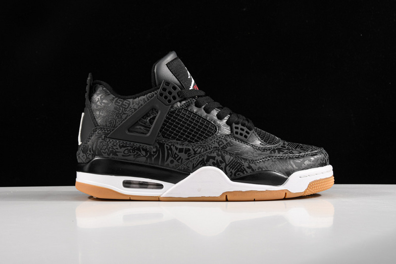 Air Jordan 4 Retro Se Black/White-Gum Light Brown 21