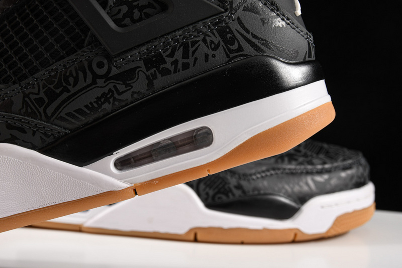 Air Jordan 4 Retro Se Black/White-Gum Light Brown 25