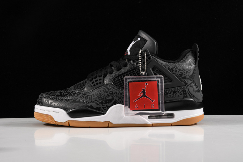 Air Jordan 4 Retro Se Black/White-Gum Light Brown 39