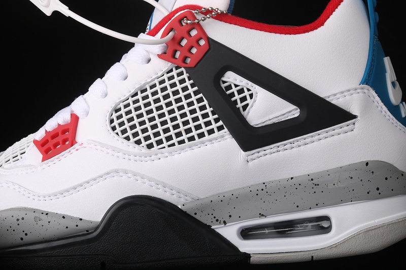 Air Jordan 4 What The Black/White/Red 5