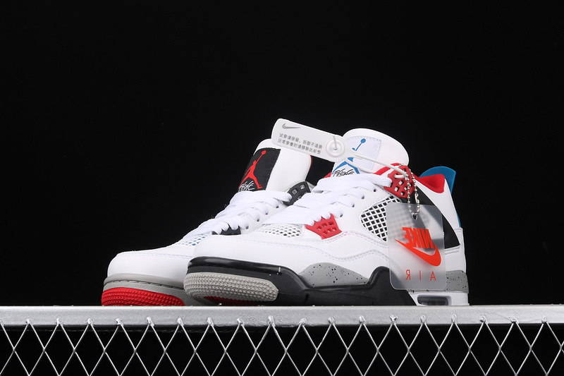 Air Jordan 4 What The Black/White/Red 11