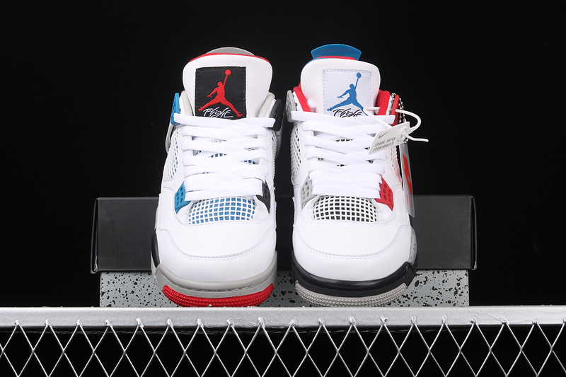 Air Jordan 4 What The Black/White/Red 13