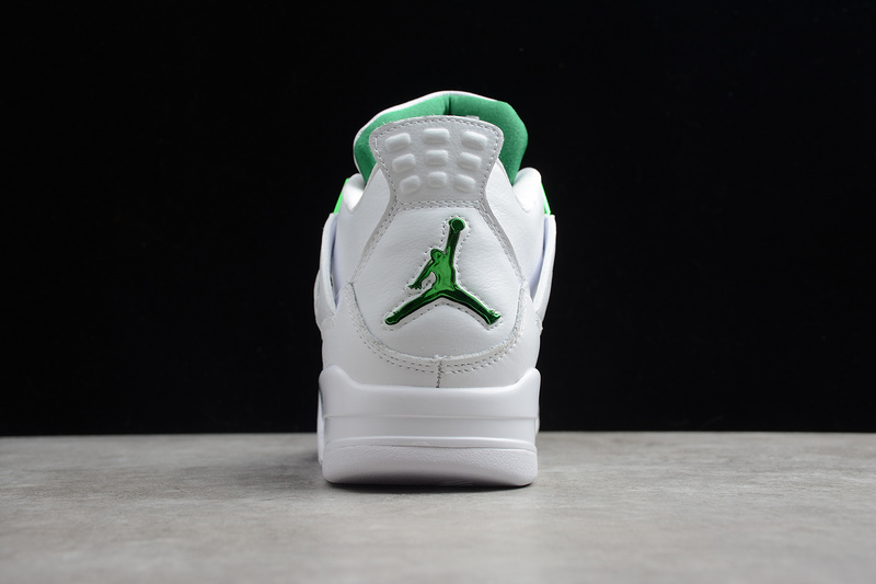 Air Jordan 4 White/Pine Green-Metallic Silver 13