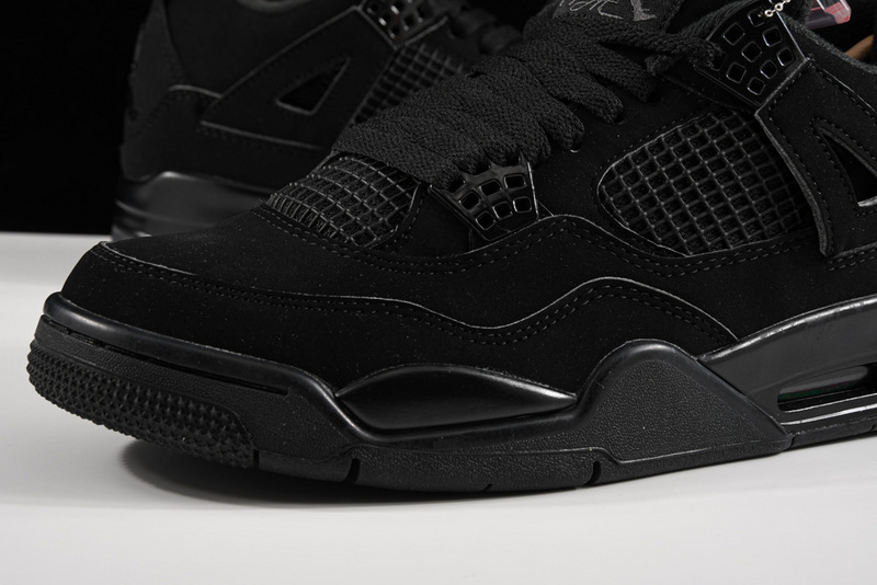 Air Jordan Retro 4 Black Cat Black/Black 7