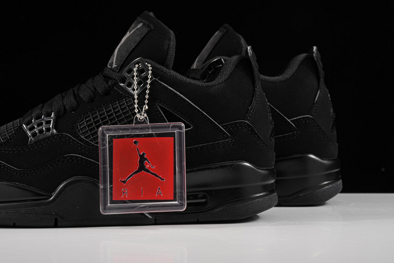 Air Jordan Retro 4 Black Cat Black/Black 19