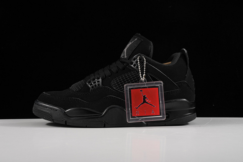 Air Jordan Retro 4 Black Cat Black/Black 21