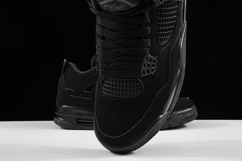 Air Jordan Retro 4 Black Cat Black/Black 25