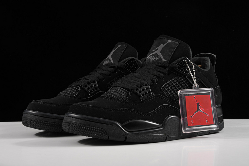 Air Jordan Retro 4 Black Cat Black/Black 37