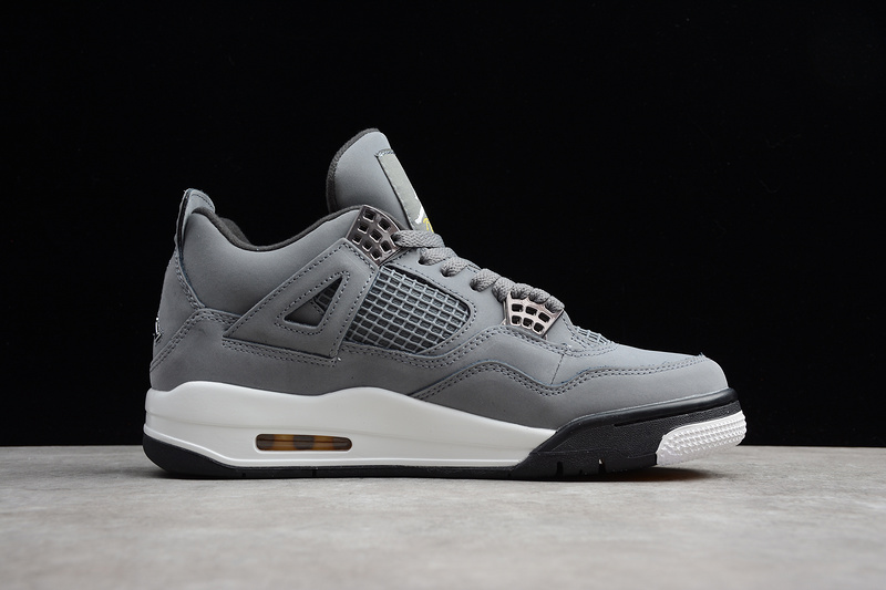 St Air Jordan 4 Retro 2019 Cool Grey/Chrome-Dark/Varsity Maize 11