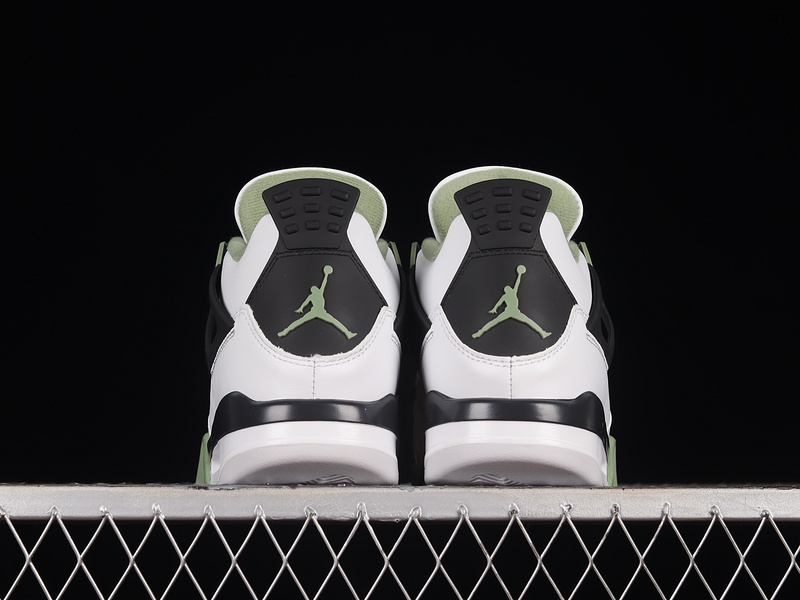 Air Jordan 4 Retro Seafoam White/Oil Green/Dark Ash/Neutral Grey 9