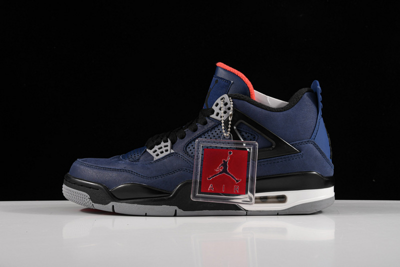 Air Jordan 4 Retro Winter Loyal Blue/White-Habanero Red-Black 23