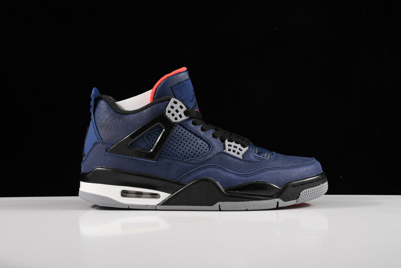 Air Jordan 4 Retro Winter Loyal Blue/White-Habanero Red-Black 29