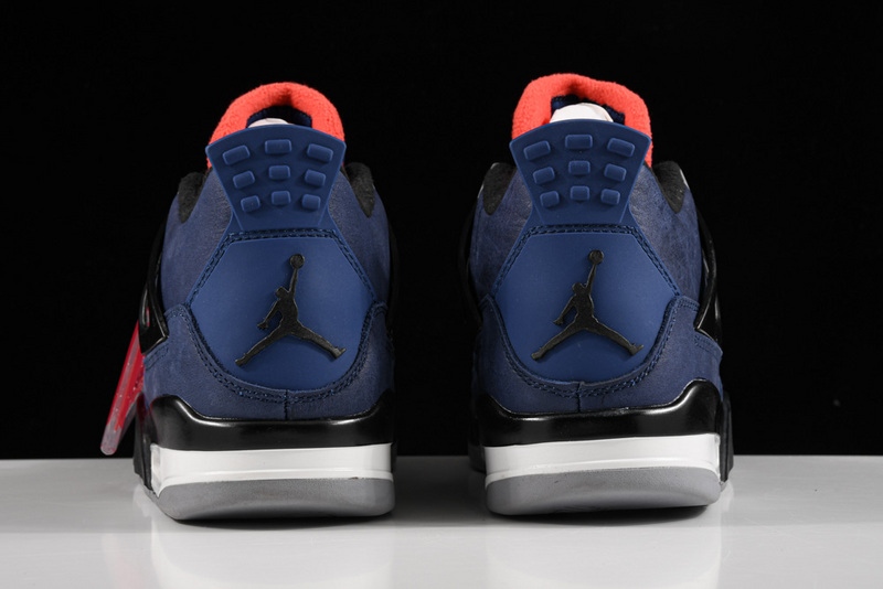 Air Jordan 4 Retro Winter Loyal Blue/White-Habanero Red-Black 37