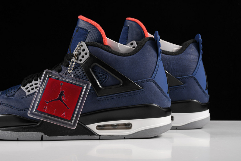 Air Jordan 4 Retro Winter Loyal Blue/White-Habanero Red-Black 39