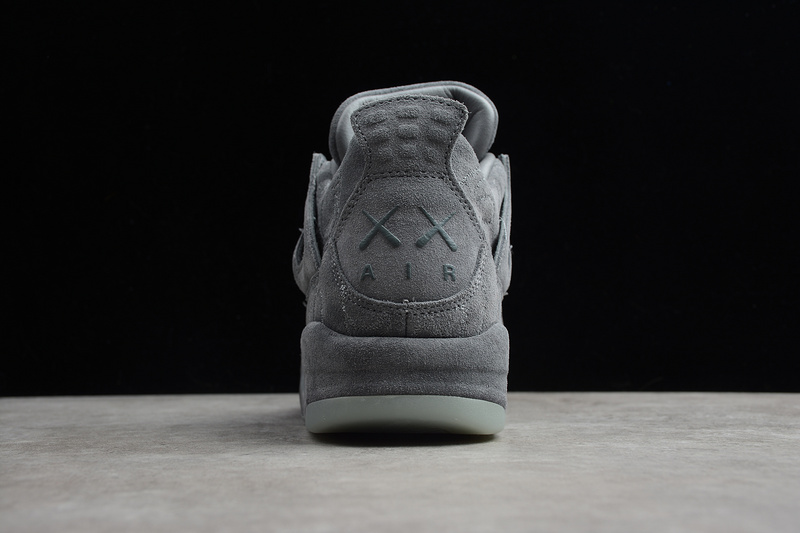 Air Jordan 4 Retro X Kaws Shoes Cool Grey/White 13