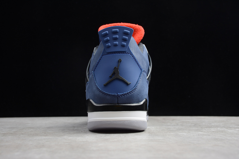 St Air Jordan 4 Retro Winter Loyal Blue/White-Habanero Red-Black 11