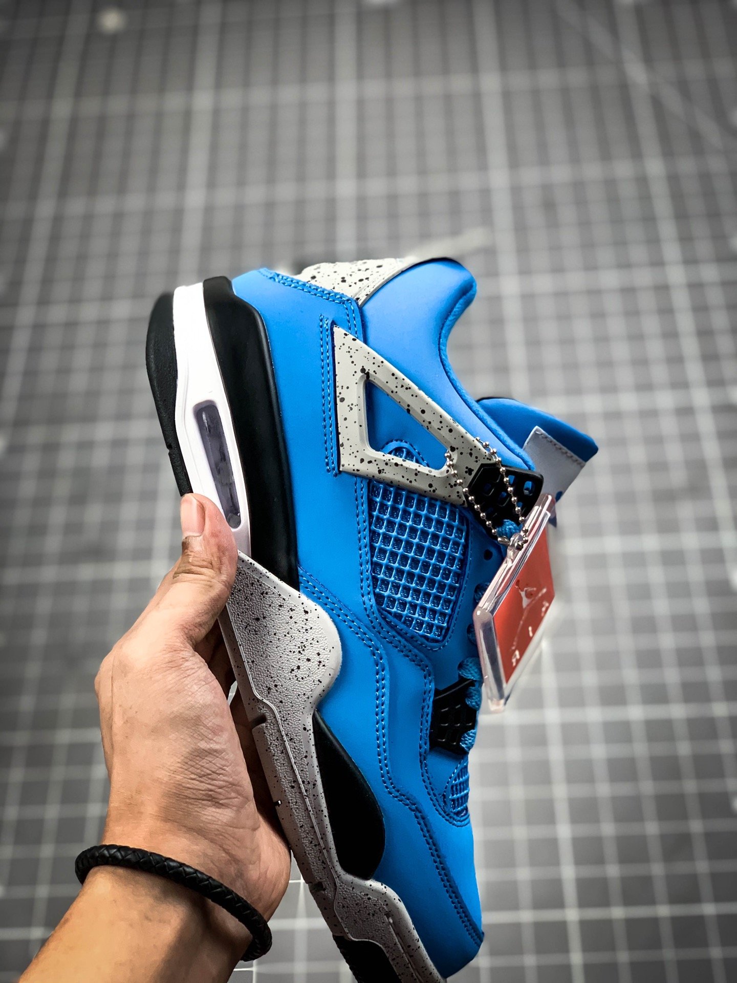 Air Jordan 4 Se University Blue/Tech Grey-White-Black 13