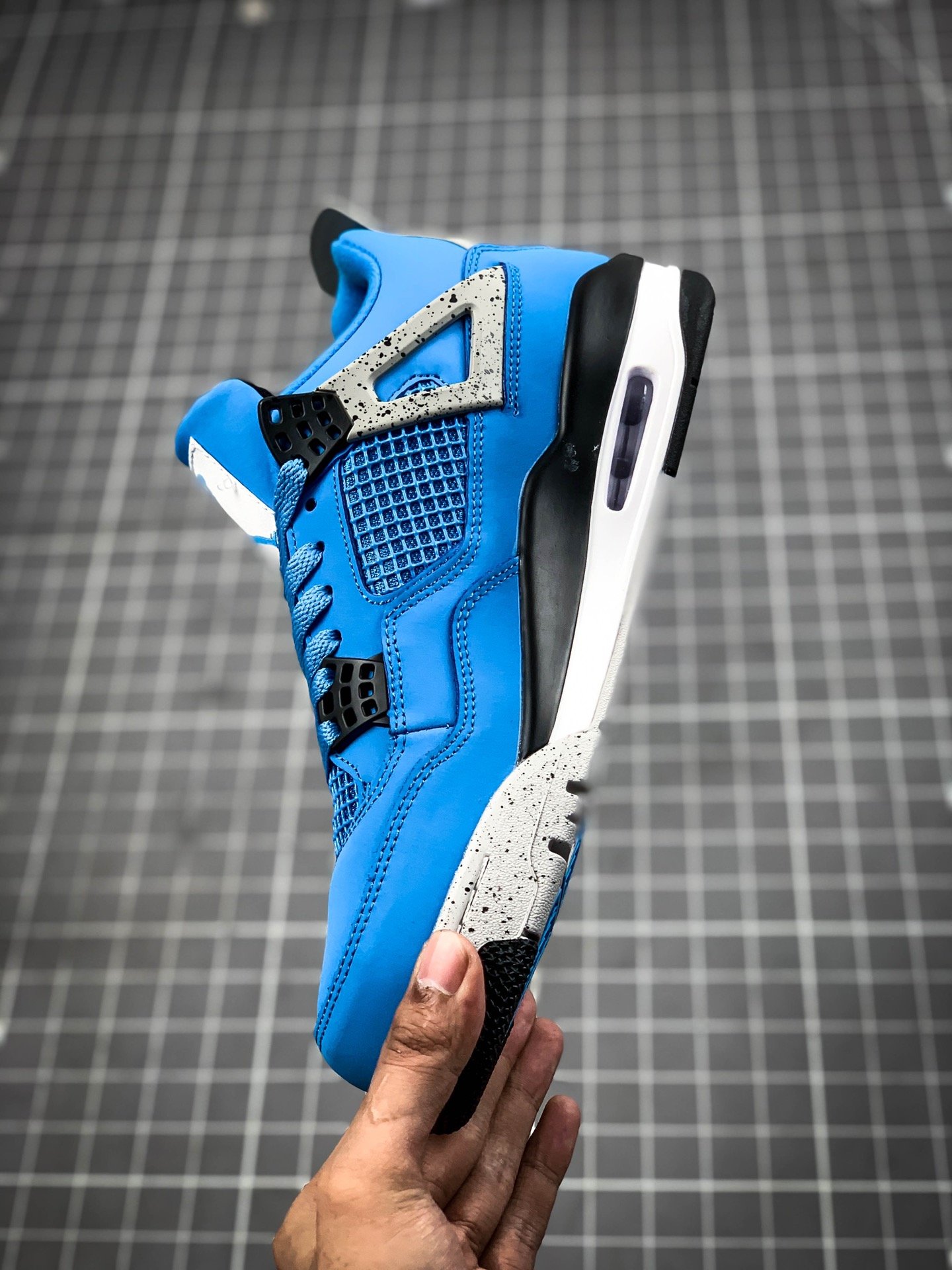 Air Jordan 4 Se University Blue/Tech Grey-White-Black 15