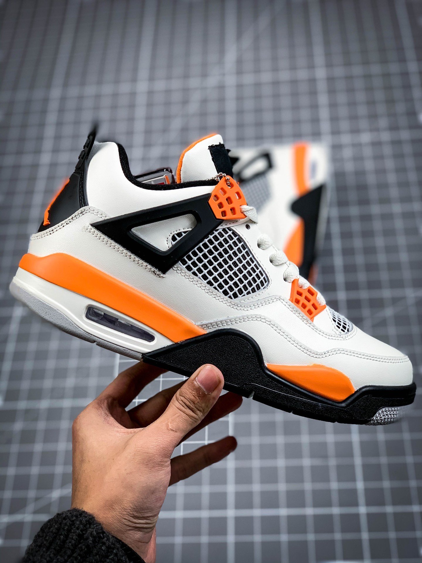 Air Jordan 4 Starfish White/Black-Starfish 5