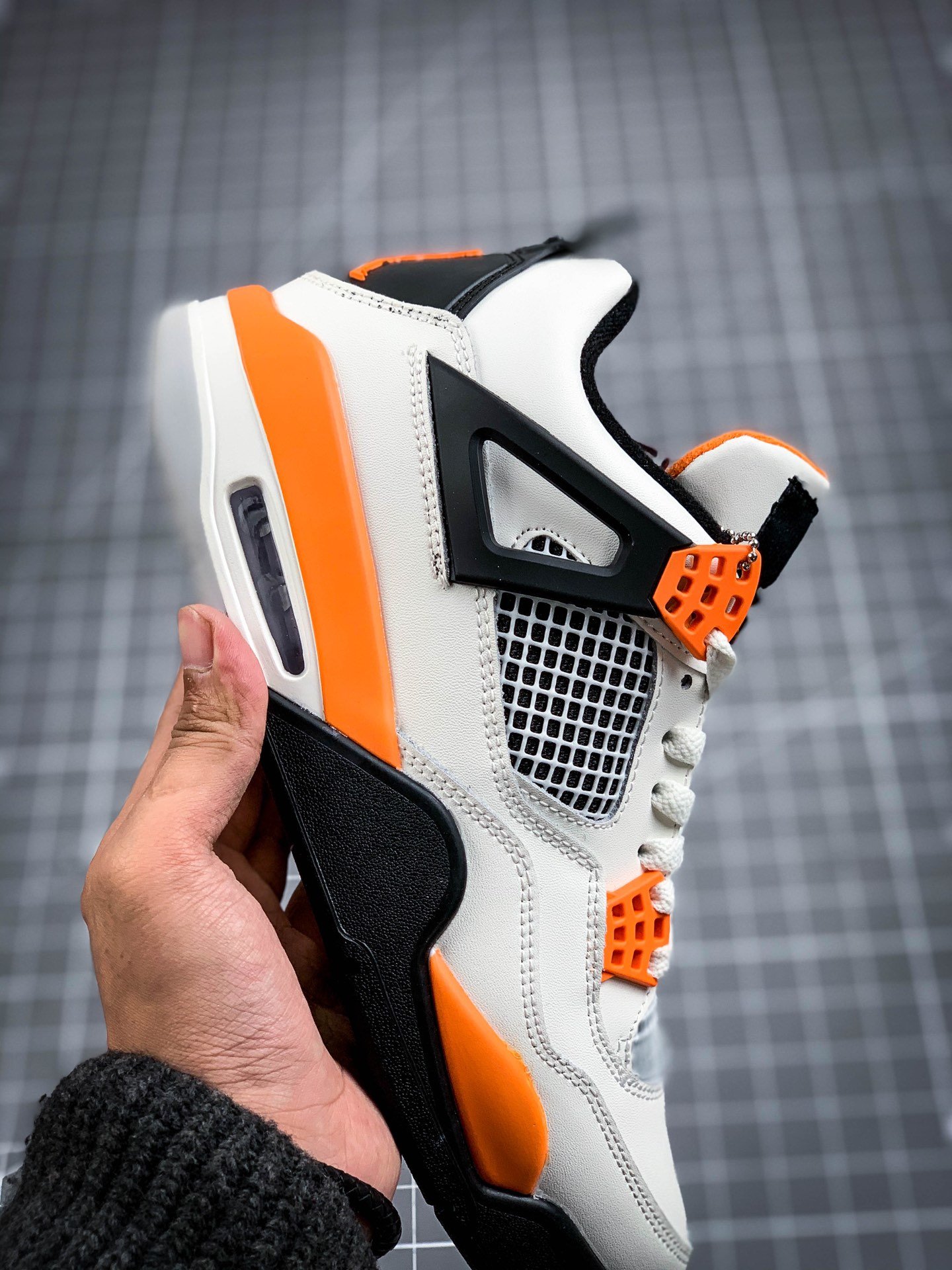 Air Jordan 4 Starfish White/Black-Starfish 7