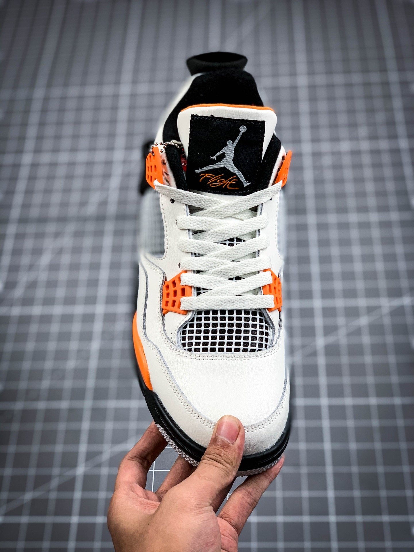 Air Jordan 4 Starfish White/Black-Starfish 9