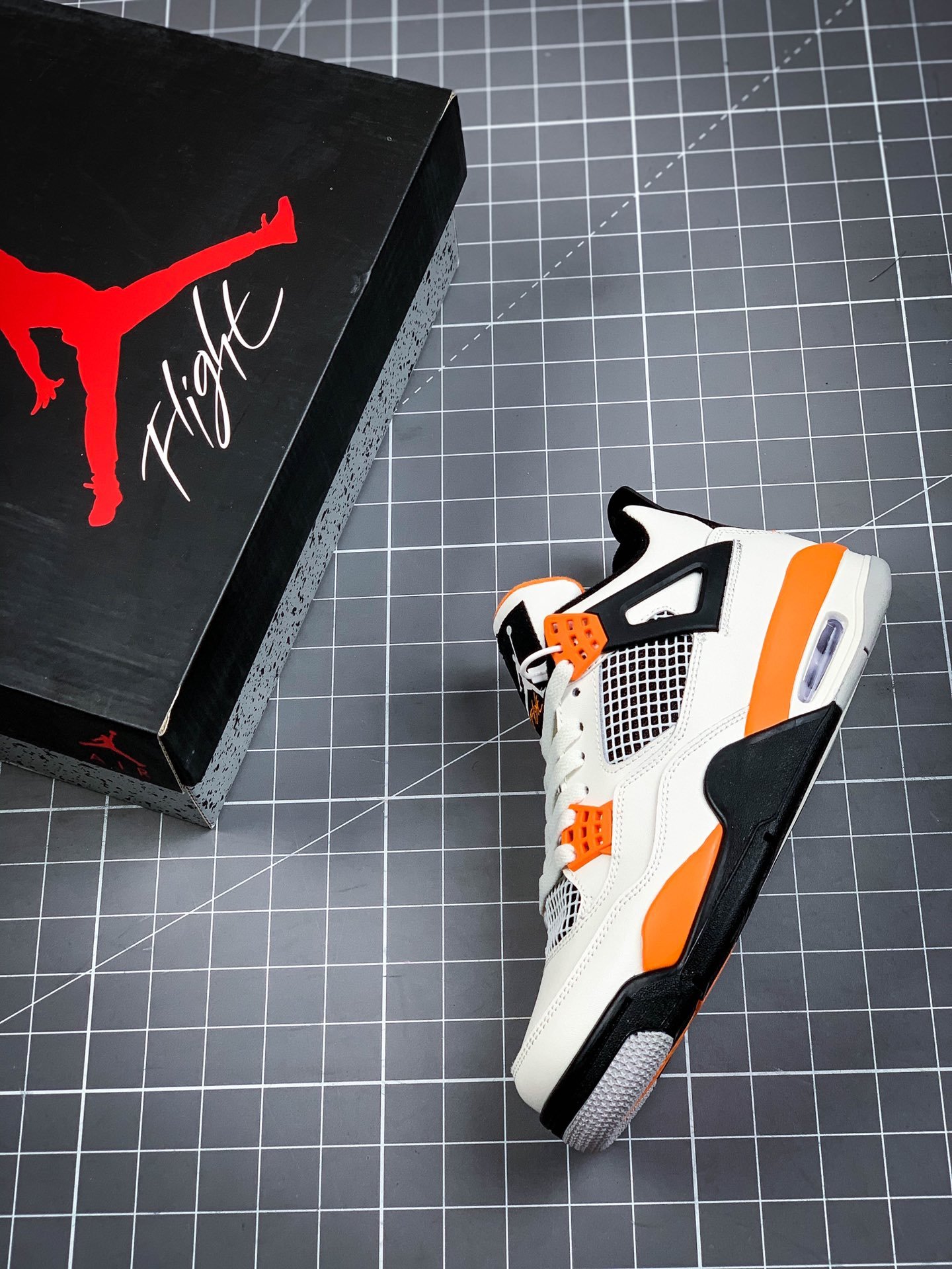 Air Jordan 4 Starfish White/Black-Starfish 15