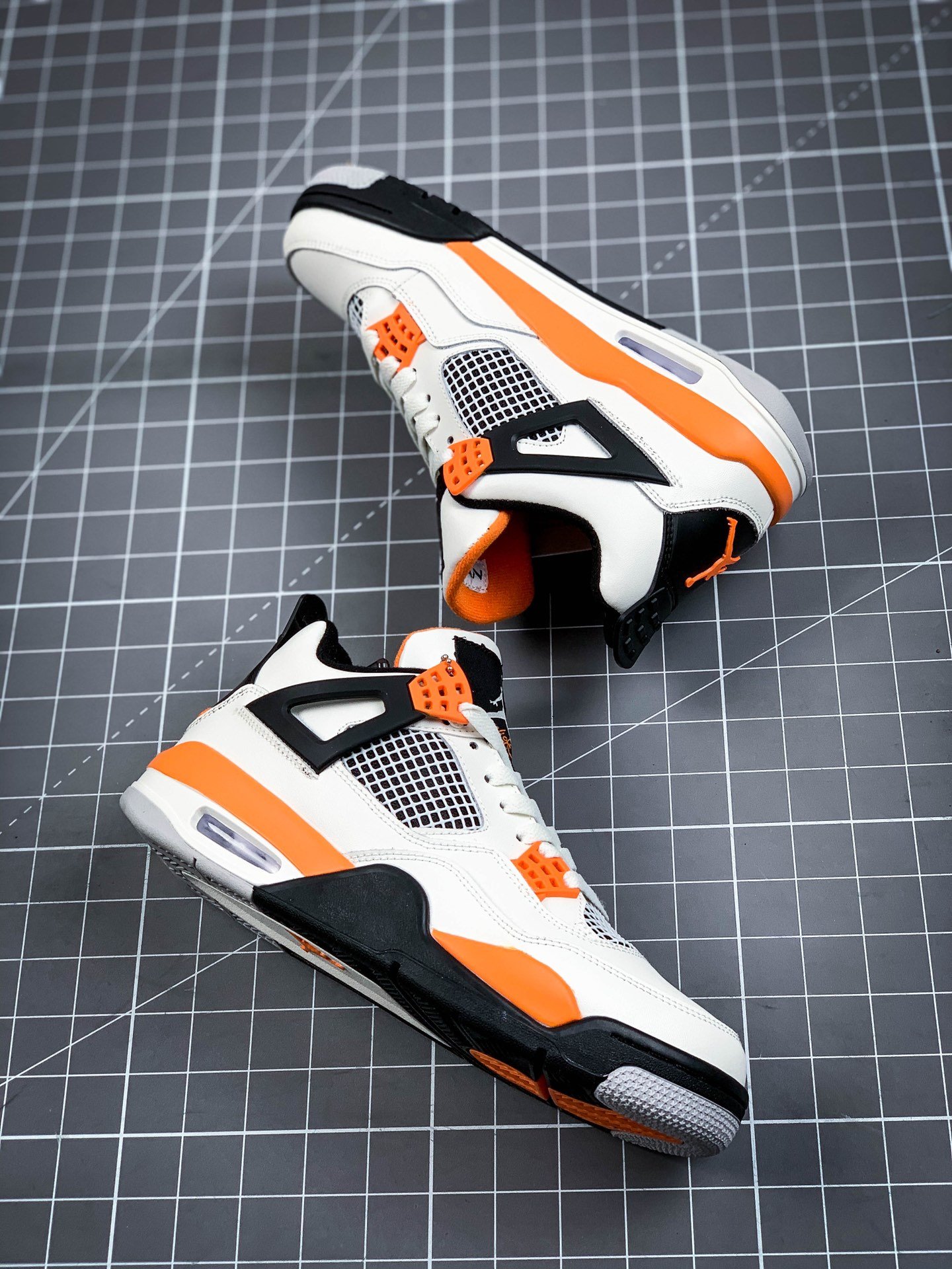 Air Jordan 4 Starfish White/Black-Starfish 17